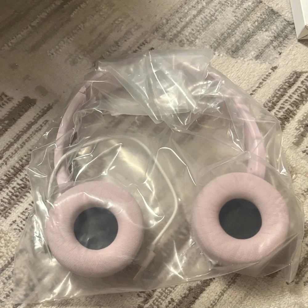 Sony Pink Wired On-Ear Headphones